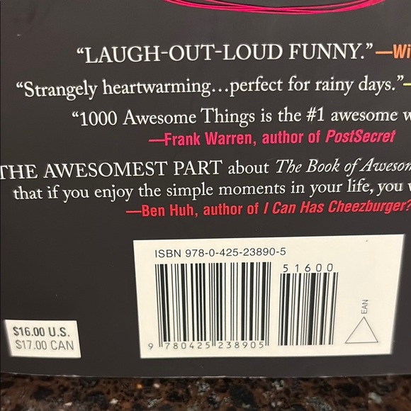4/$20 The Book of Awesome by Neil Pasricha - Picture 3 of 4
